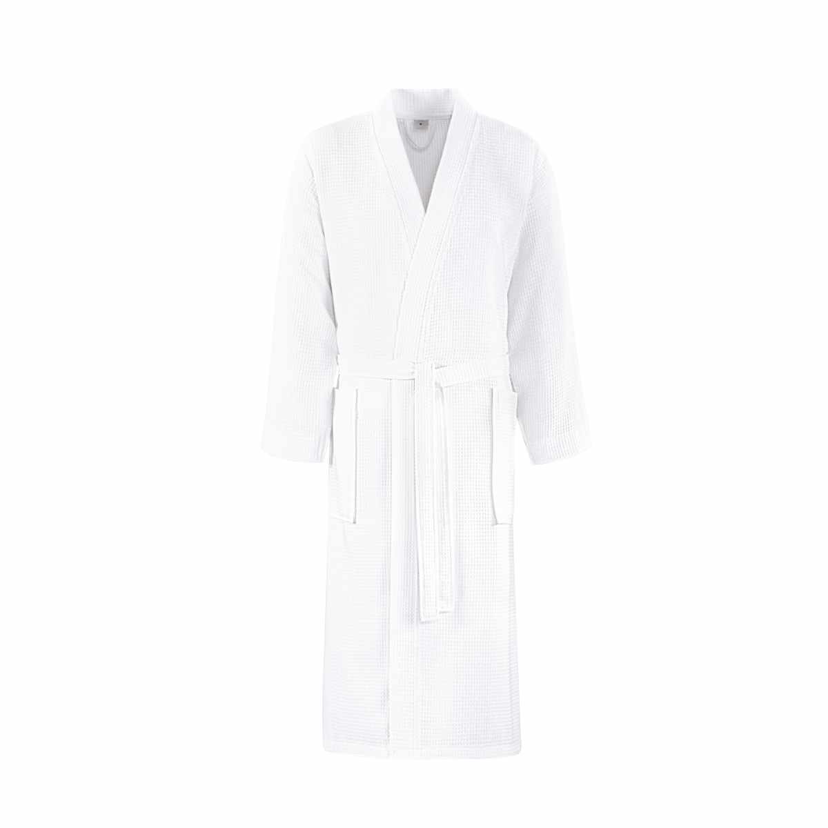 Bademantel-Waffelpiqué Bademantel Waffelpiqué Kimono – Bild 1